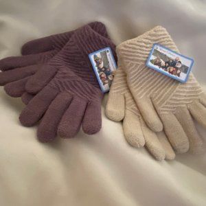 Simplicity Brand Three Finger Touch Screen Knit Gloves